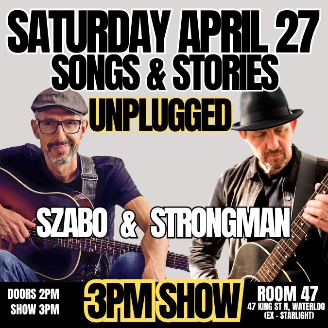 Szabo & Strongman - Songs & Stories UNPLUGGED (3pm Show)
