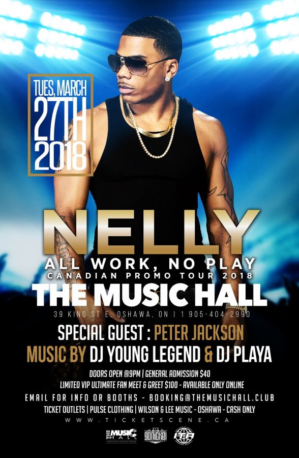 NELLY All Work, No Play Canadian Promo Tour Nelly, Oshawa, ON live at