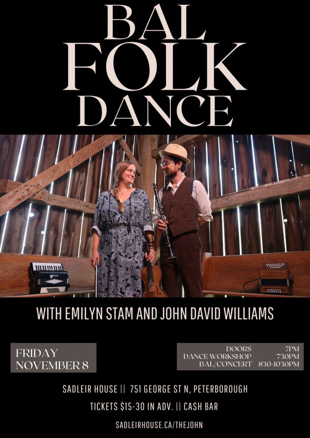 BAL FOLK DANCE w/Emilyn Stam & John David Williams