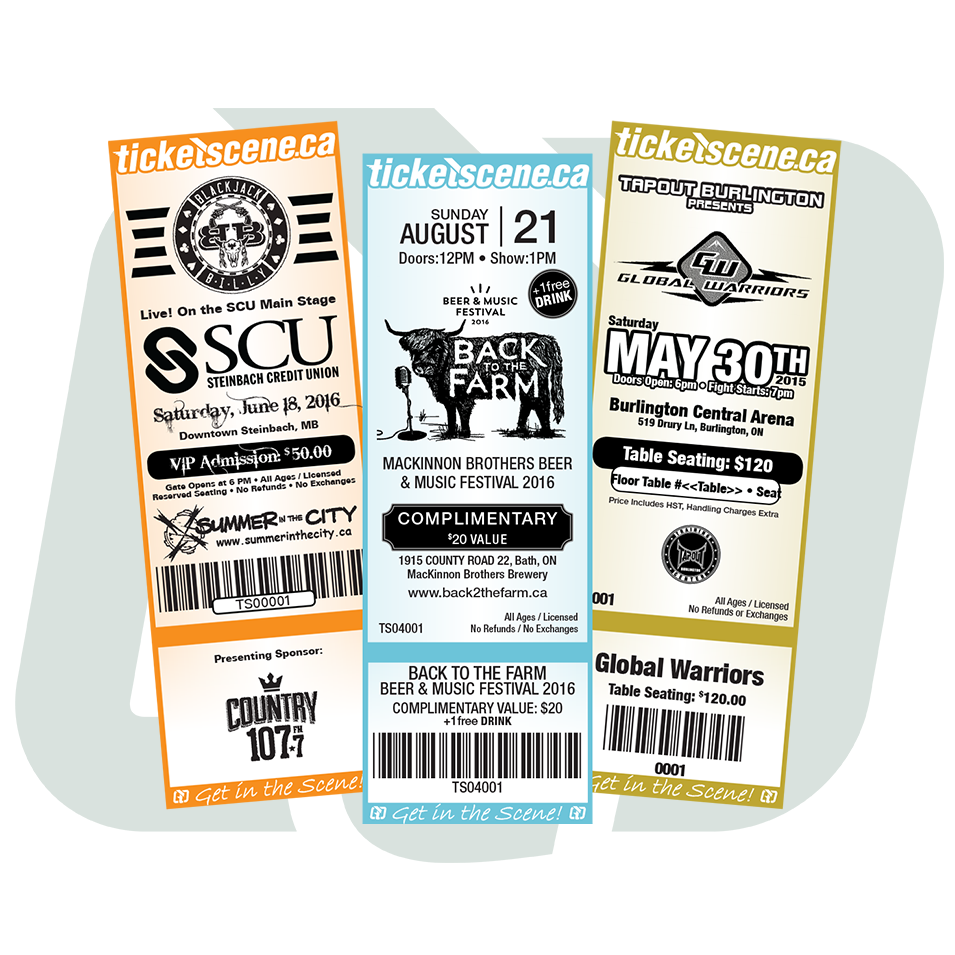 Showing Add Event in Ticketscene dashboard on different devices