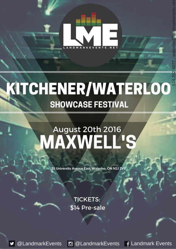 Landmark Events Showcase Fest 2016 Waterloo/Kitchener August 20