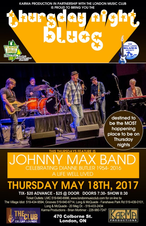Johnny Max Band @ LMC!!! | The Johnny Max Band, London, ON live at ...