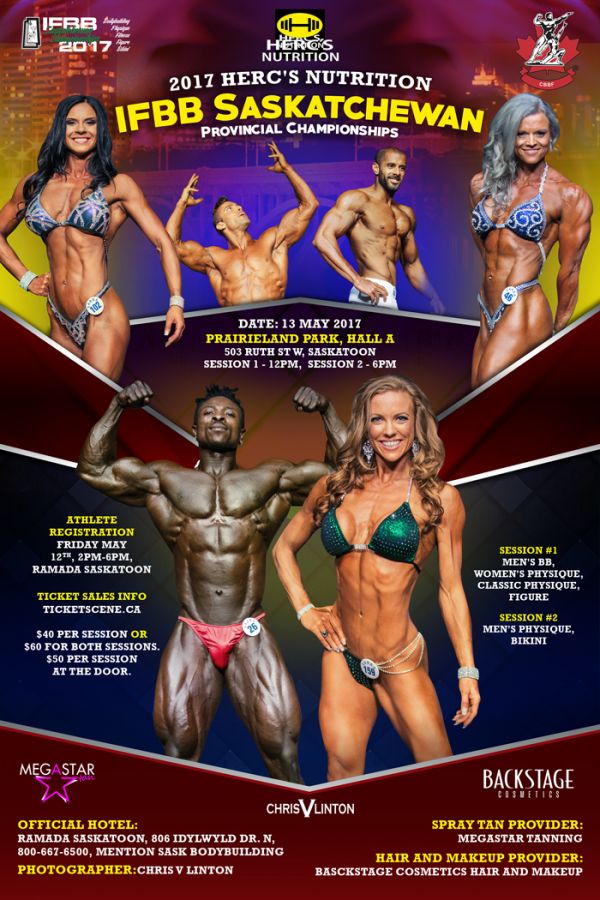 2017 Herc S Nutrition Ifbb Saskatchewan Provincial Championships Images, Photos, Reviews