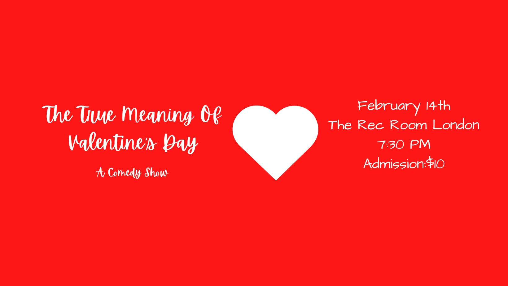 The True Meaning Of Valentine s Day A Comedy Show Host Emerald Hill 