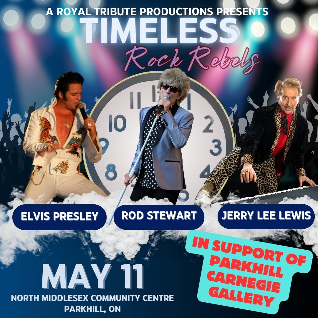Timeless Rock Rebels: Elvis, Rod Stewart, and Jerry Lee Lewis Tribute Concert ~ Parkhill