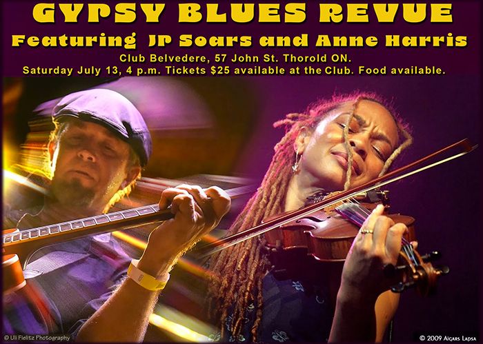 Gypsy Blues Revue Featuring JP Soars and Anne Harris
