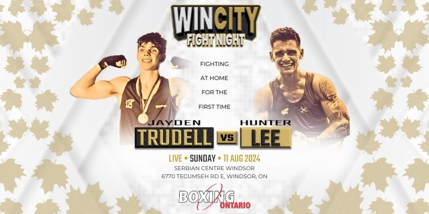 MTCWINDSOR Presents WinCity Fight Night - Hunter Lee vs Jayden Trudell