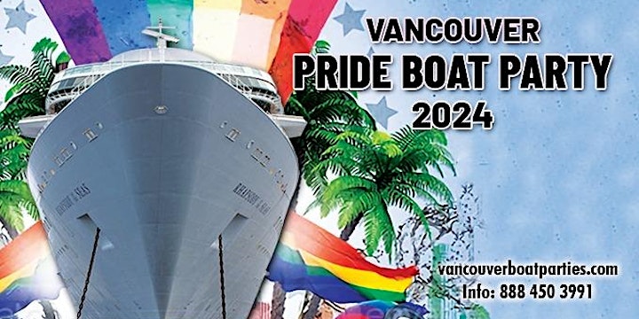 Vancouver Pride Boat Party 2024 | Things to Do Pride Weekend