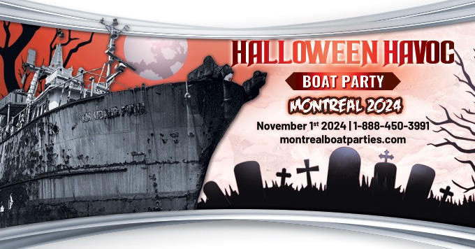 Halloween Havoc Boat Party Montreal 2024 | Spookiest Night on Water