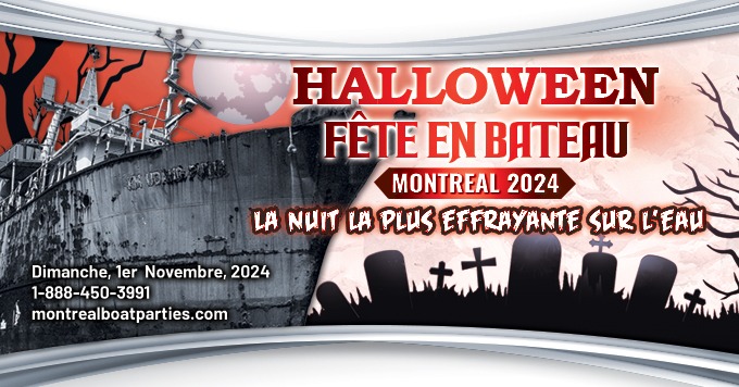 Halloween Fête en Bateau 2024 | La nuit la plus effrayante sur l'eau