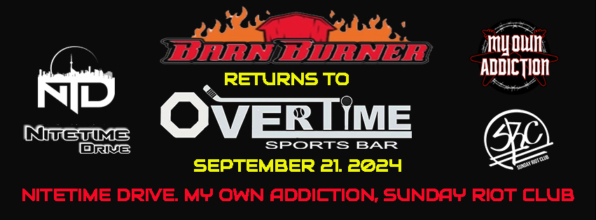 Barn Burner Events Presents Nitetime Drive, My Own Addiction, Sunday Riot Club