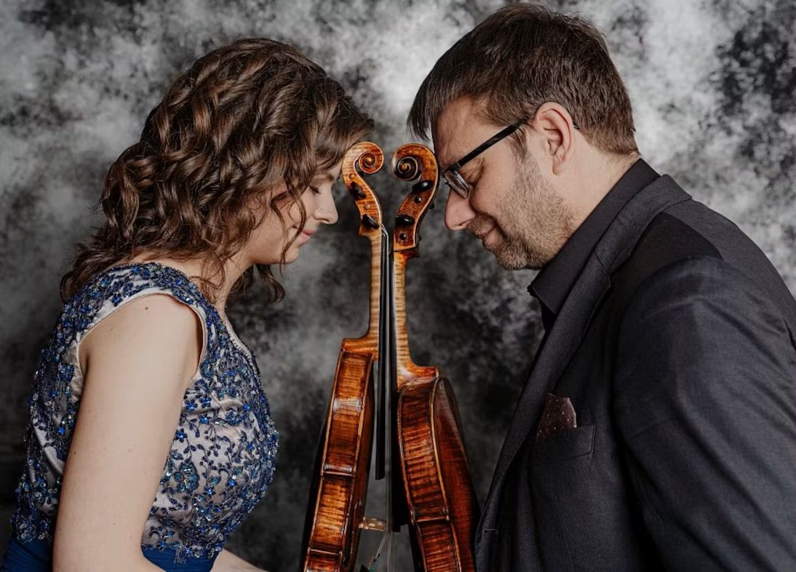 Petr Holman (viola) & Marie Hasonova (violin)