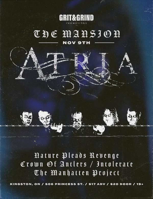 Atria, Nature Pleads Revenge & More @ The Mansion/Kingston