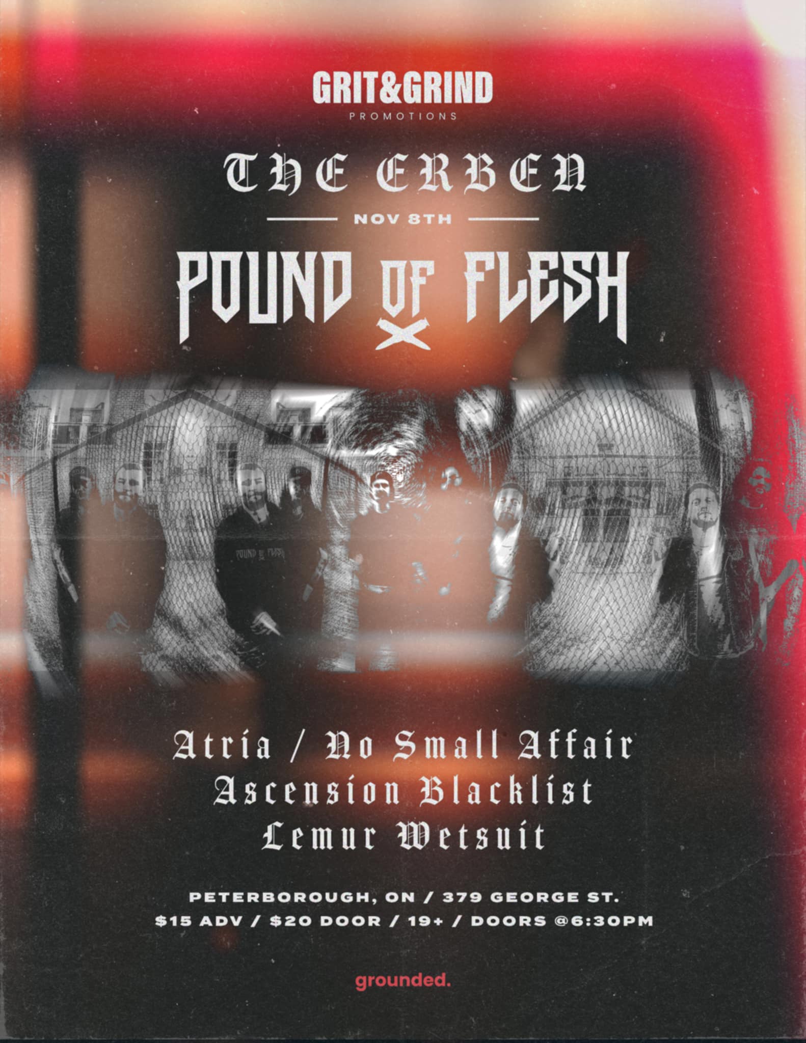 Pound Of Flesh, Atria & more @ The Erben/Peterborough