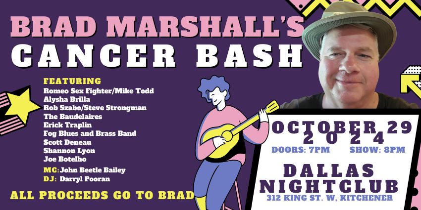 Brad Marshall's Cancer bash