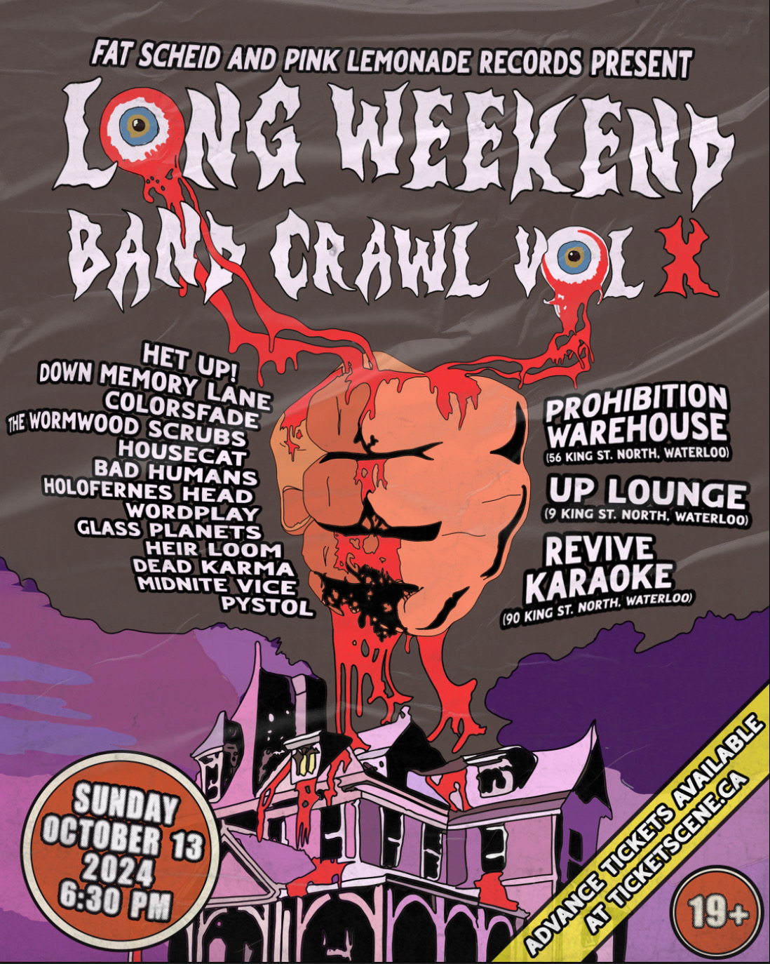 Long Weekend Band Crawl Vol. X