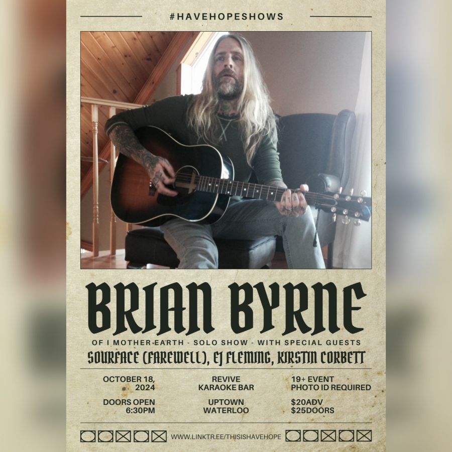 Brian Byrne of I Mother Earth - Live at Revive