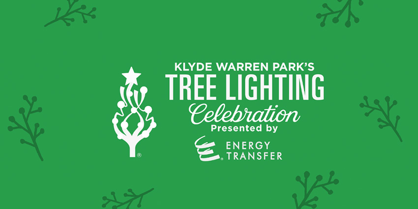 Klyde Warren Park Tree Lighting Celebration