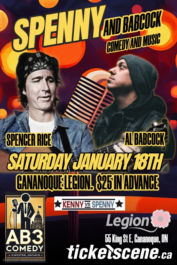 Spenny and Babcock: Live in Gananoque. A Night of Music and Comedy