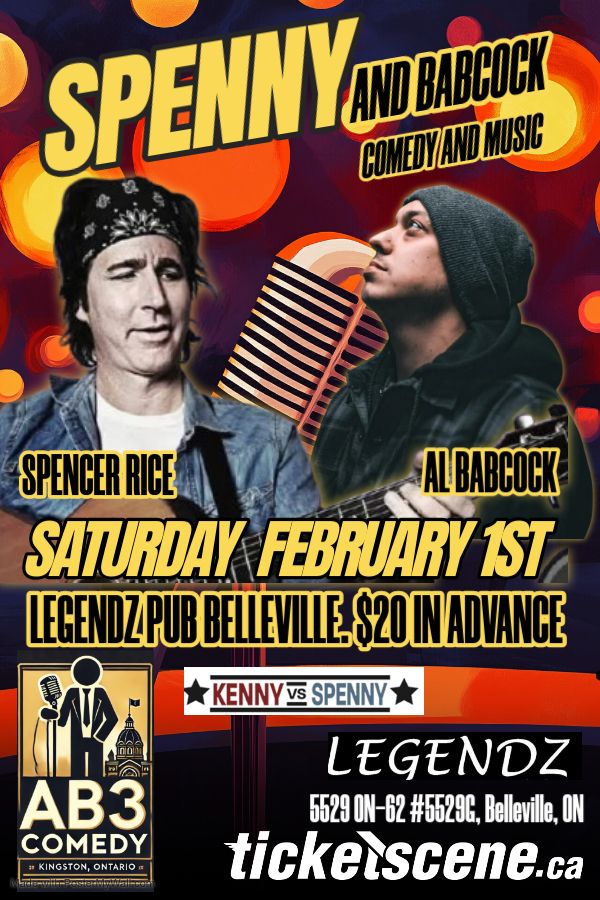 Spenny and Babcock: A Night of Music and Comedy in Belleville 