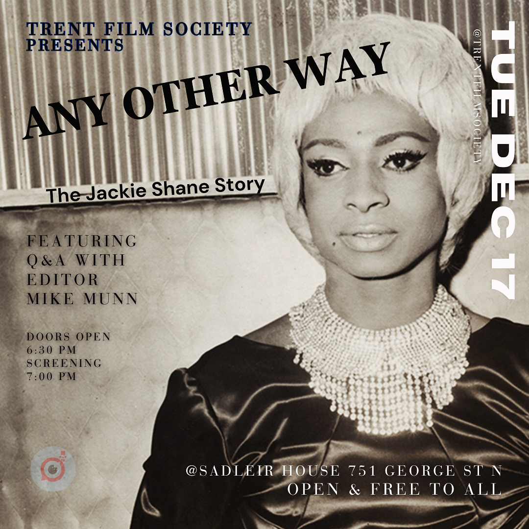 Trent Film Society: Any Other Way: the Jackie Shane Story