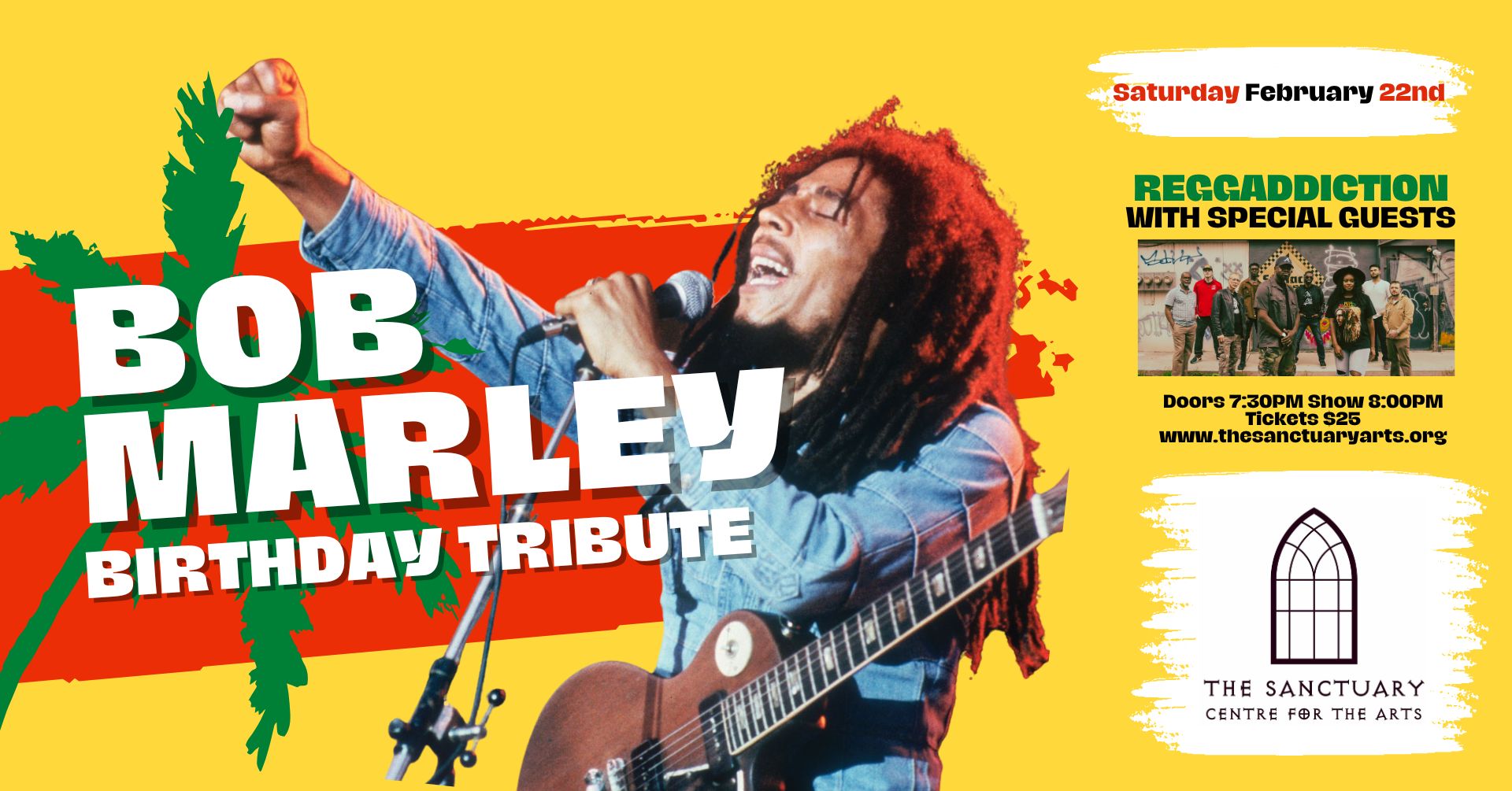 An evening with Reggaddiction - Bob Marley Birthday Tribute