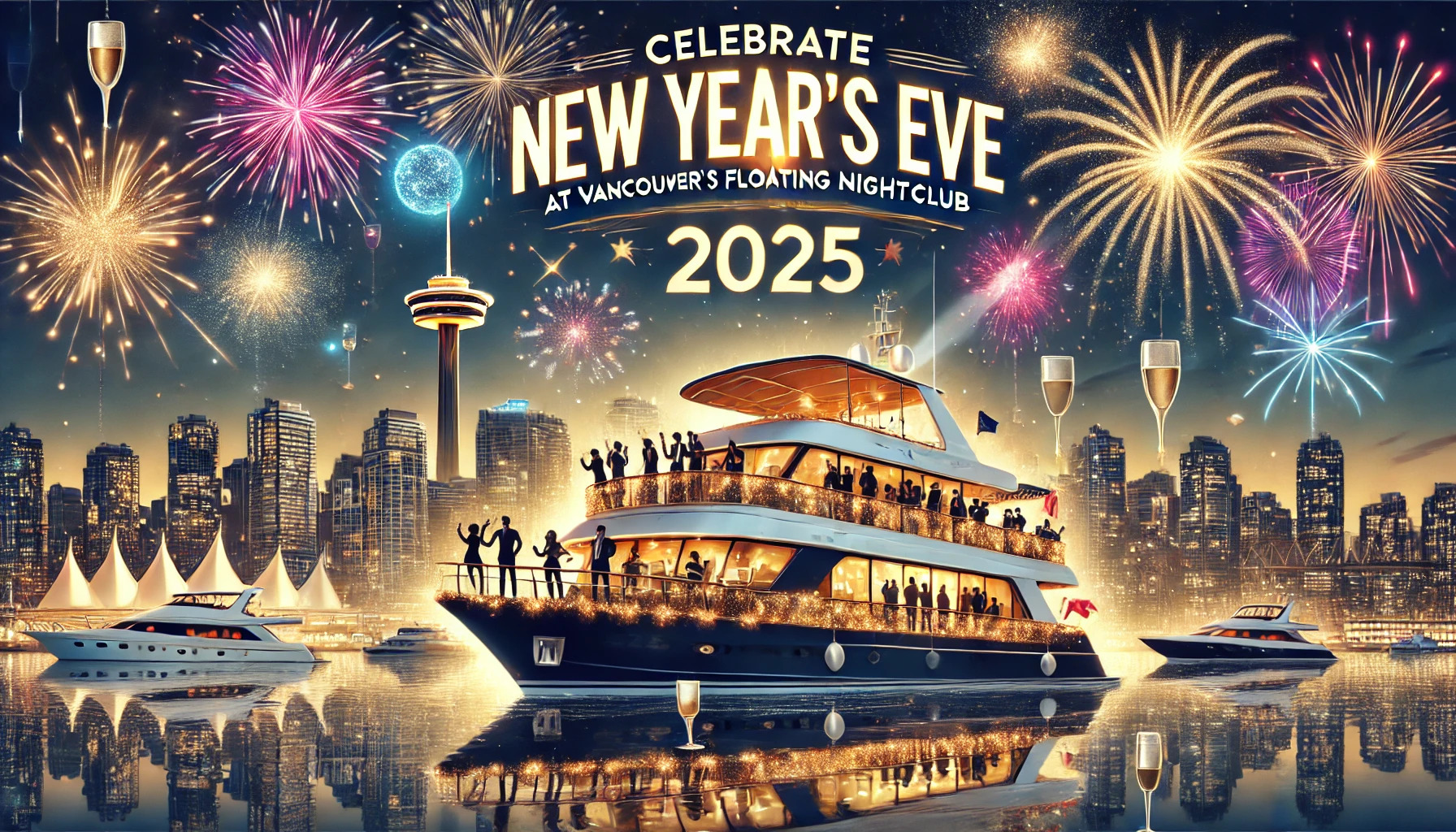 New Years Eve Boat Party Cruise 2025 Vancouver