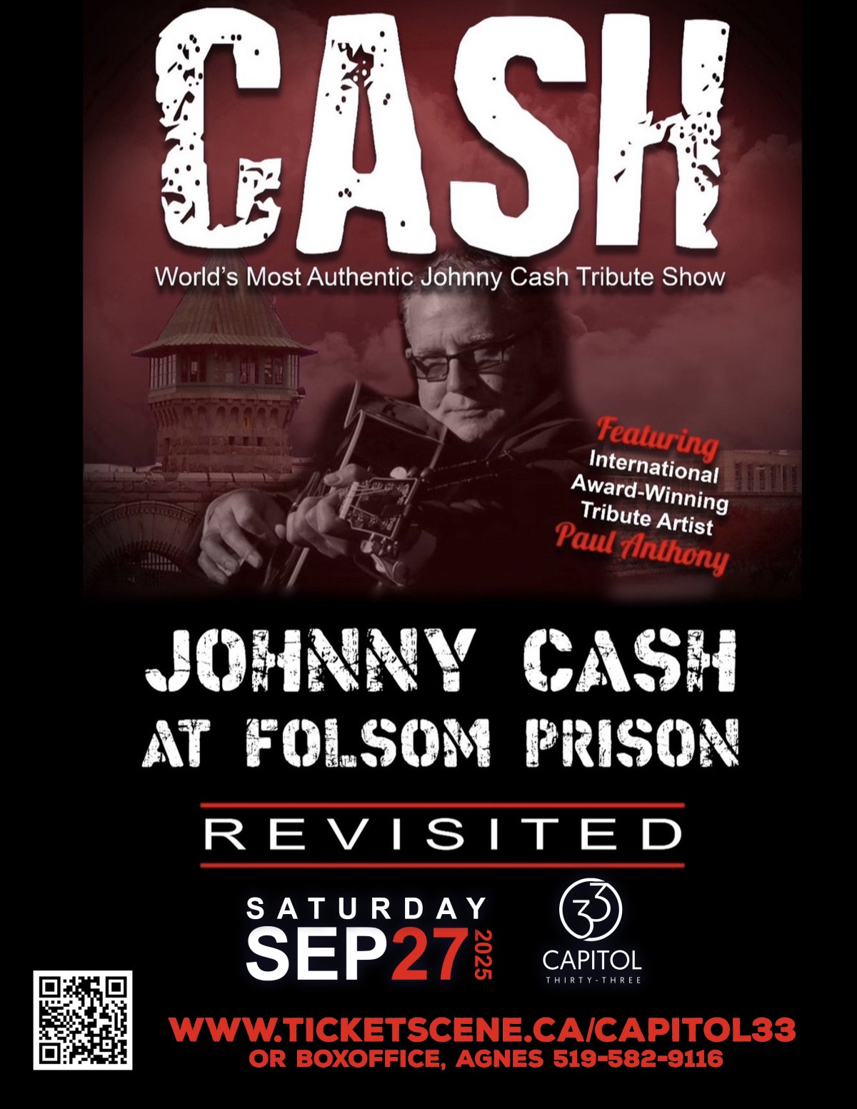 CASH - Award Winning Johnny Cash Tribute Artist Paul Anthony 