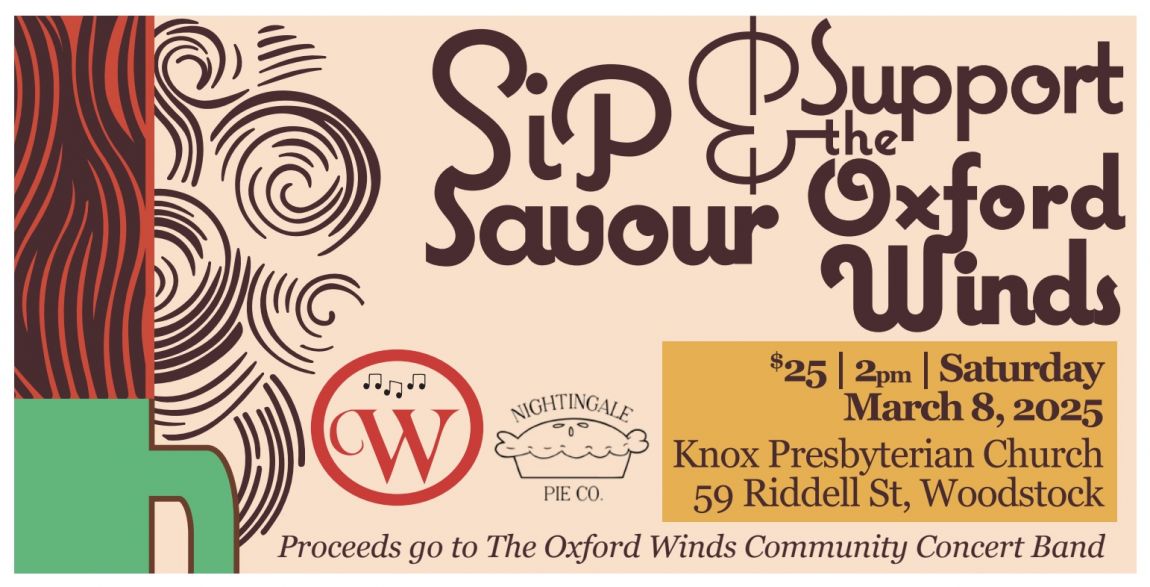 Sip, Savour and Support the Oxford Winds