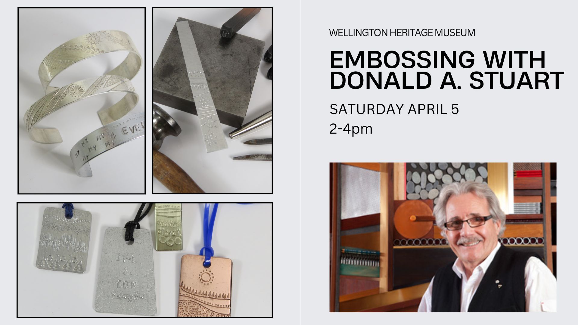 Embossing Workshop with Don Stuart