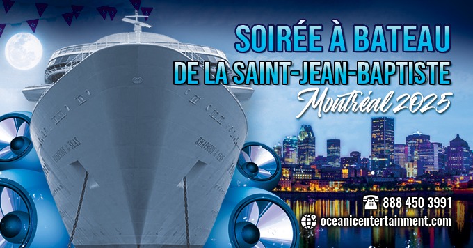 Soirée à Bateau de la Saint-Jean-Baptiste Montréal 2025