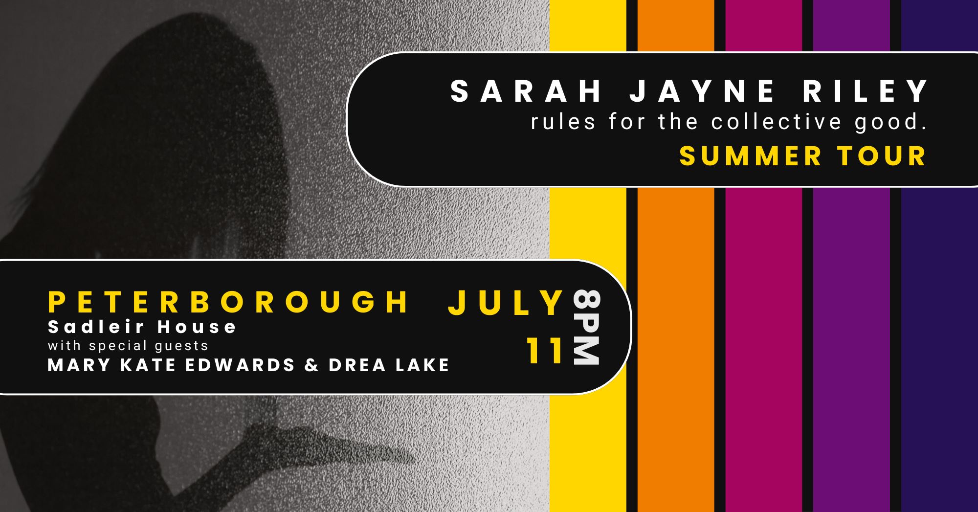 SARAH JAYNE RILEY – SUMMER TOUR KICK-OFF