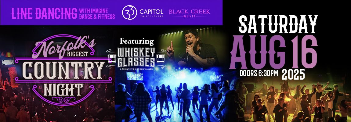 Norfolks Biggest Country Night - ft: Whiskey Glasses