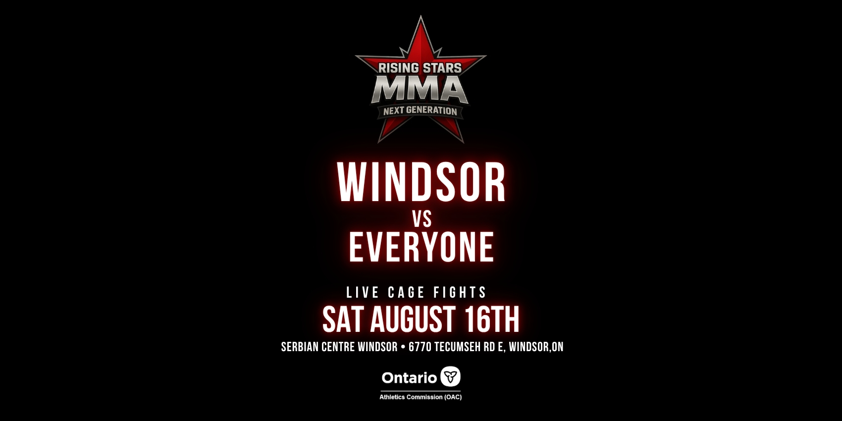 RISING STARS MMA: WINDSOR vs EVERYONE Live Cage Fights