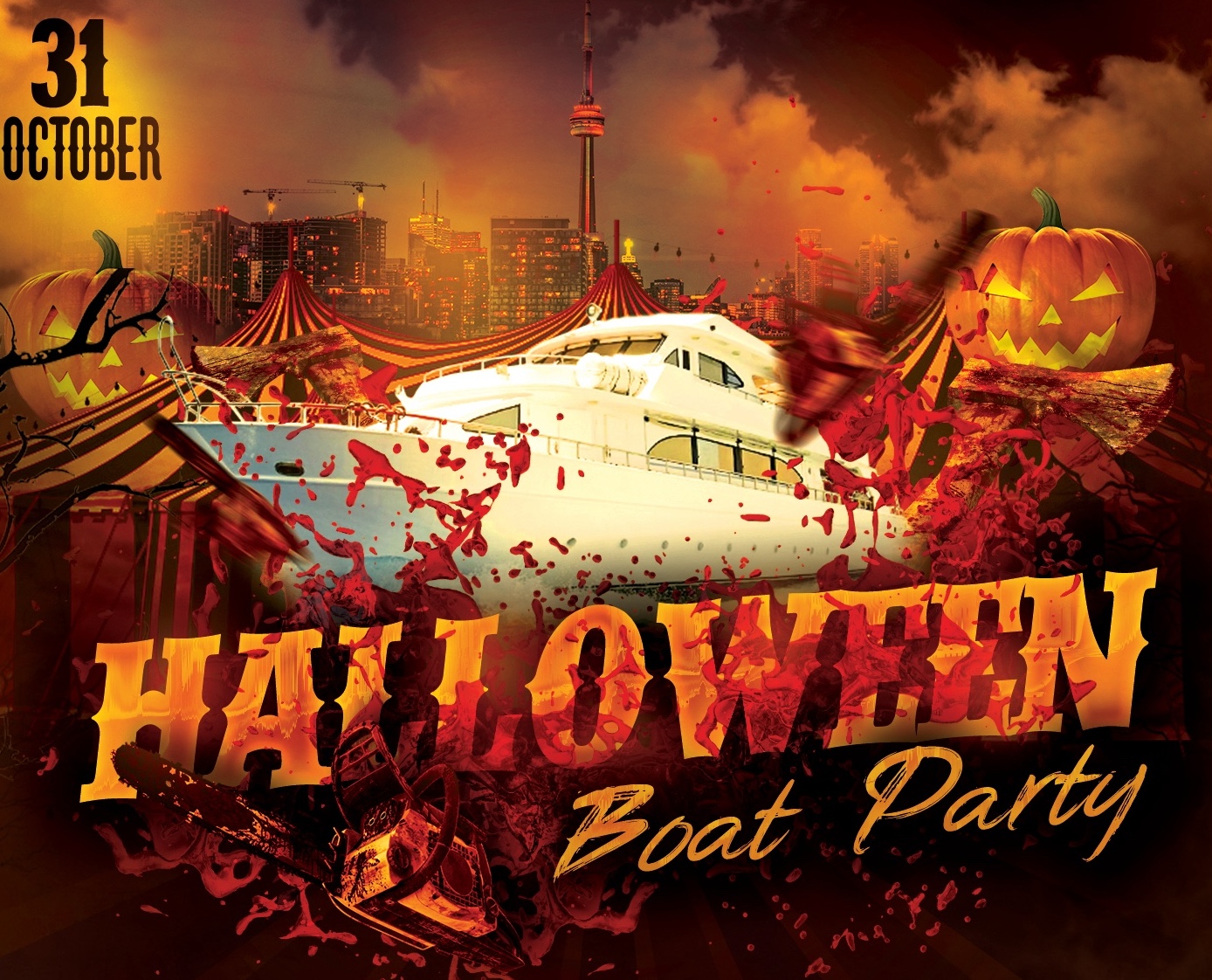 Toronto Halloween Boat Party- Friday, October 31, 2025