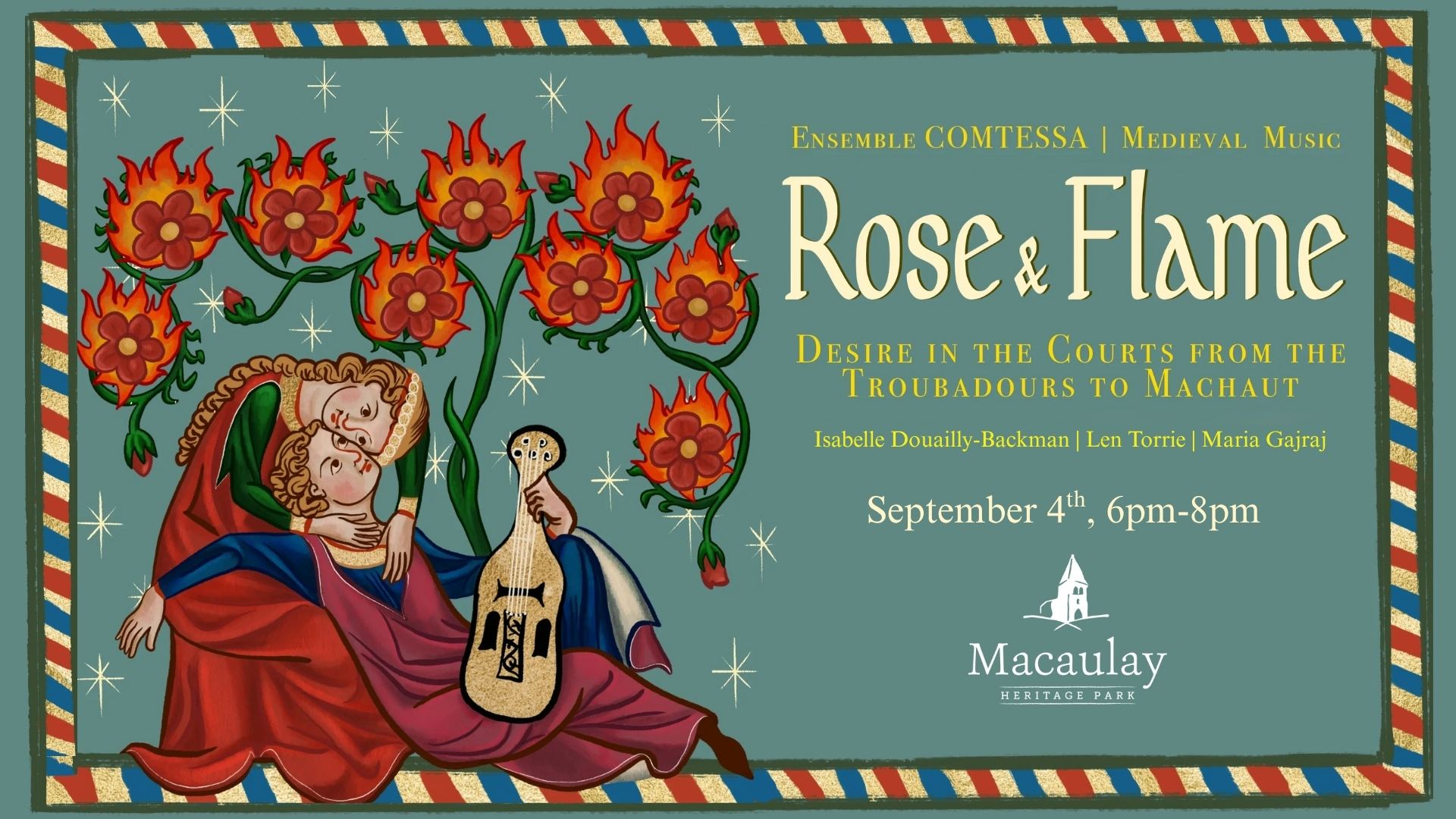 Rose and Flame an Ensemble COMTESSA Medieval Music Concert