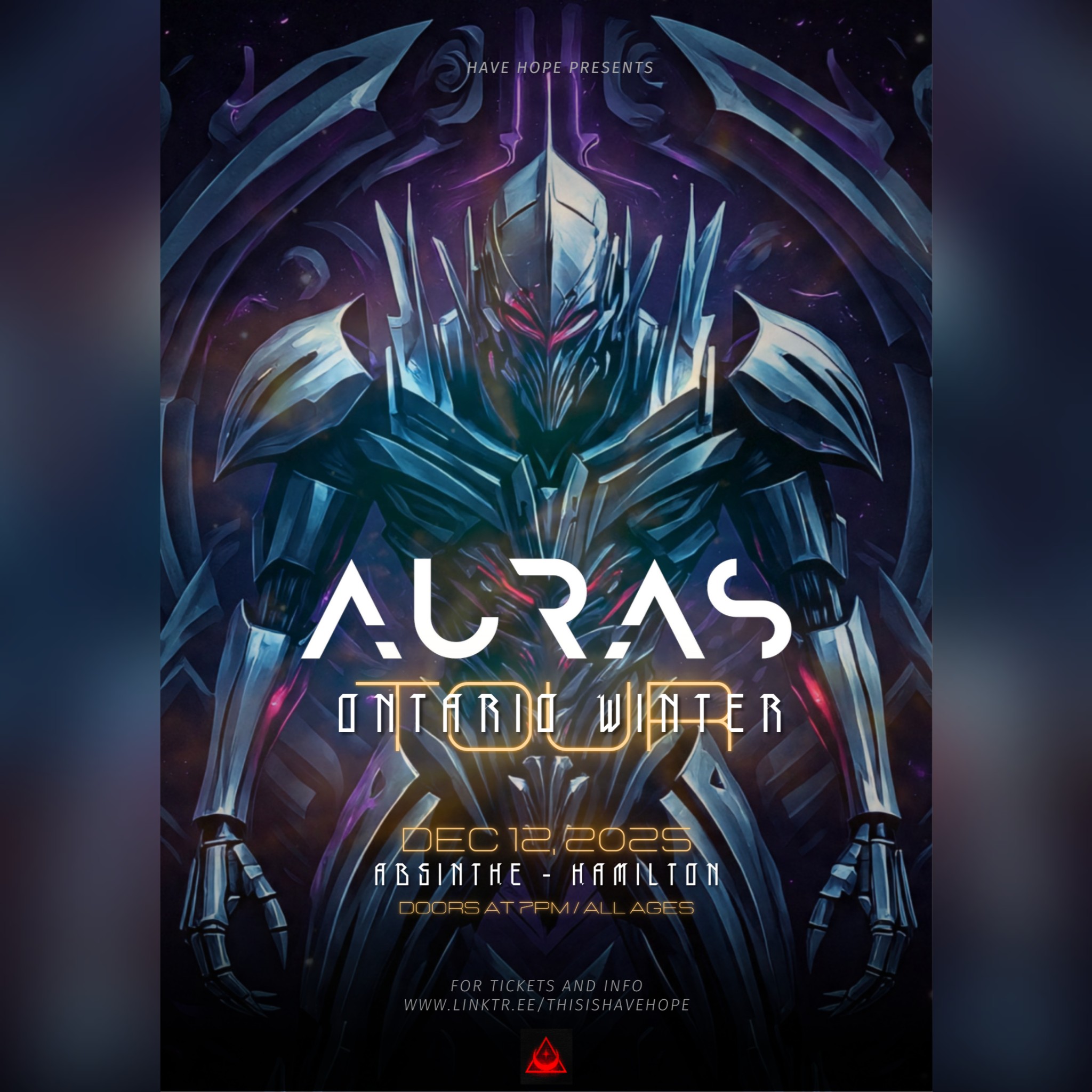 Auras Live in Hamilton