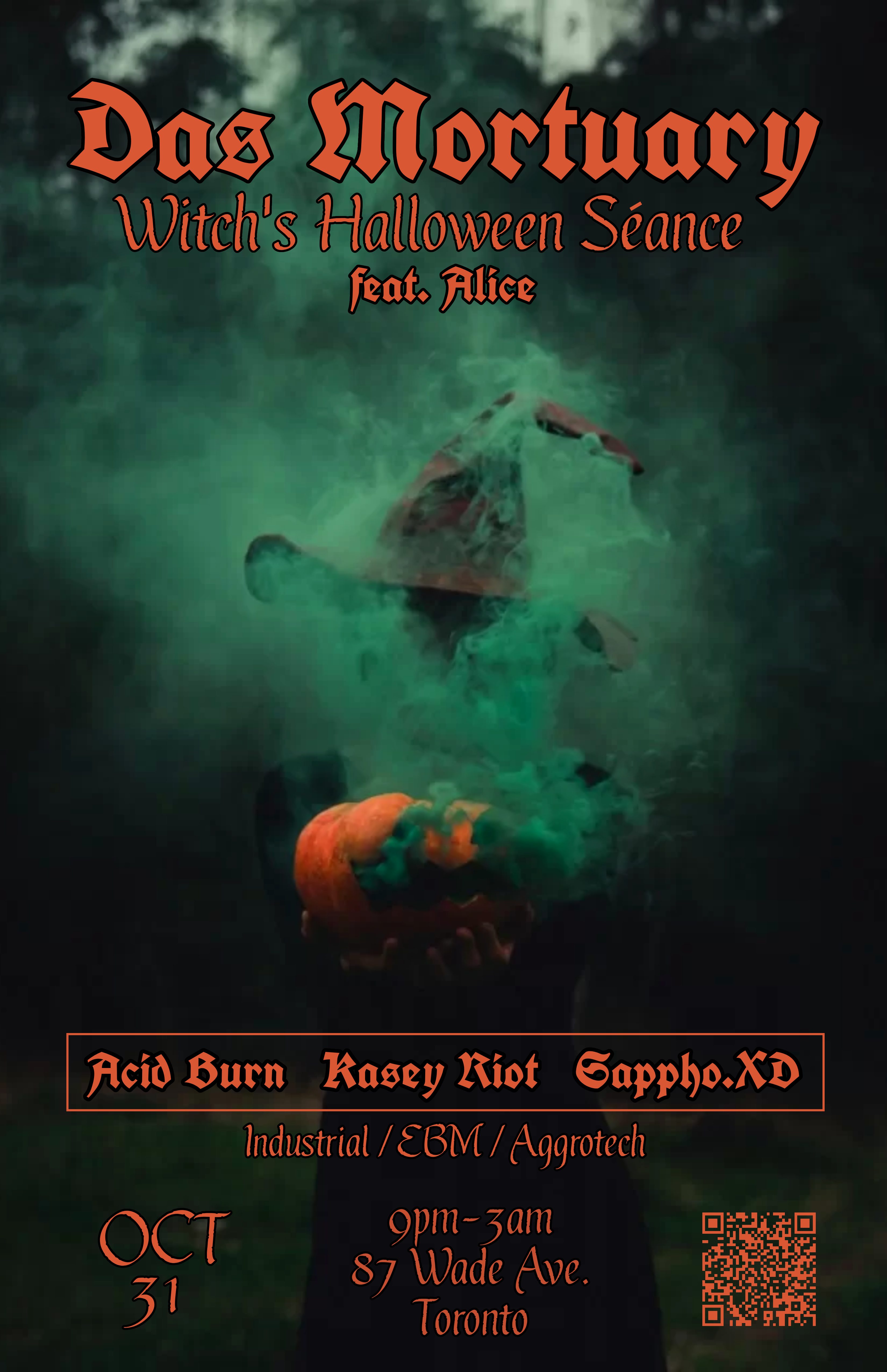 DAS MORTUARY: Witch's Halloween Seance feat. Alice, Acid Burn, Kasey Riot & Sappho.xd
