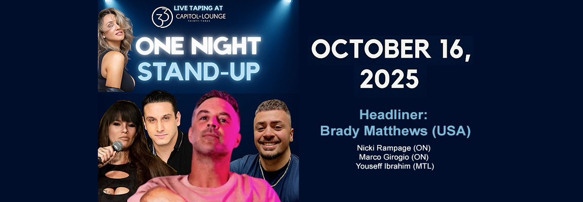 COMEDY - Brady Matthews - Live Taping