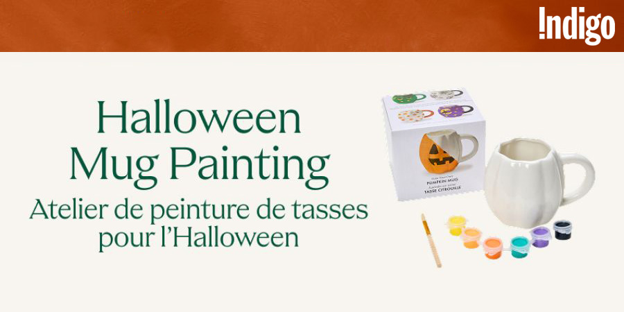 Paint Your Own Pumpkin Mug: 6:30pm