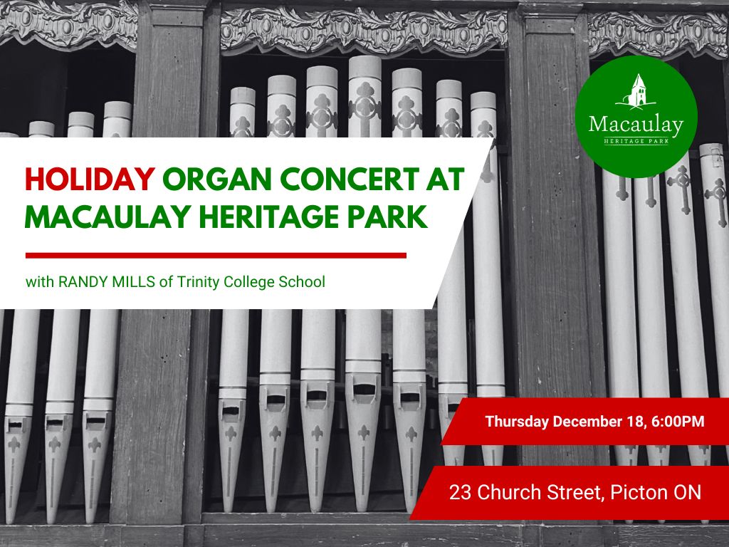 Holiday Organ Concert at Macaulay's Church