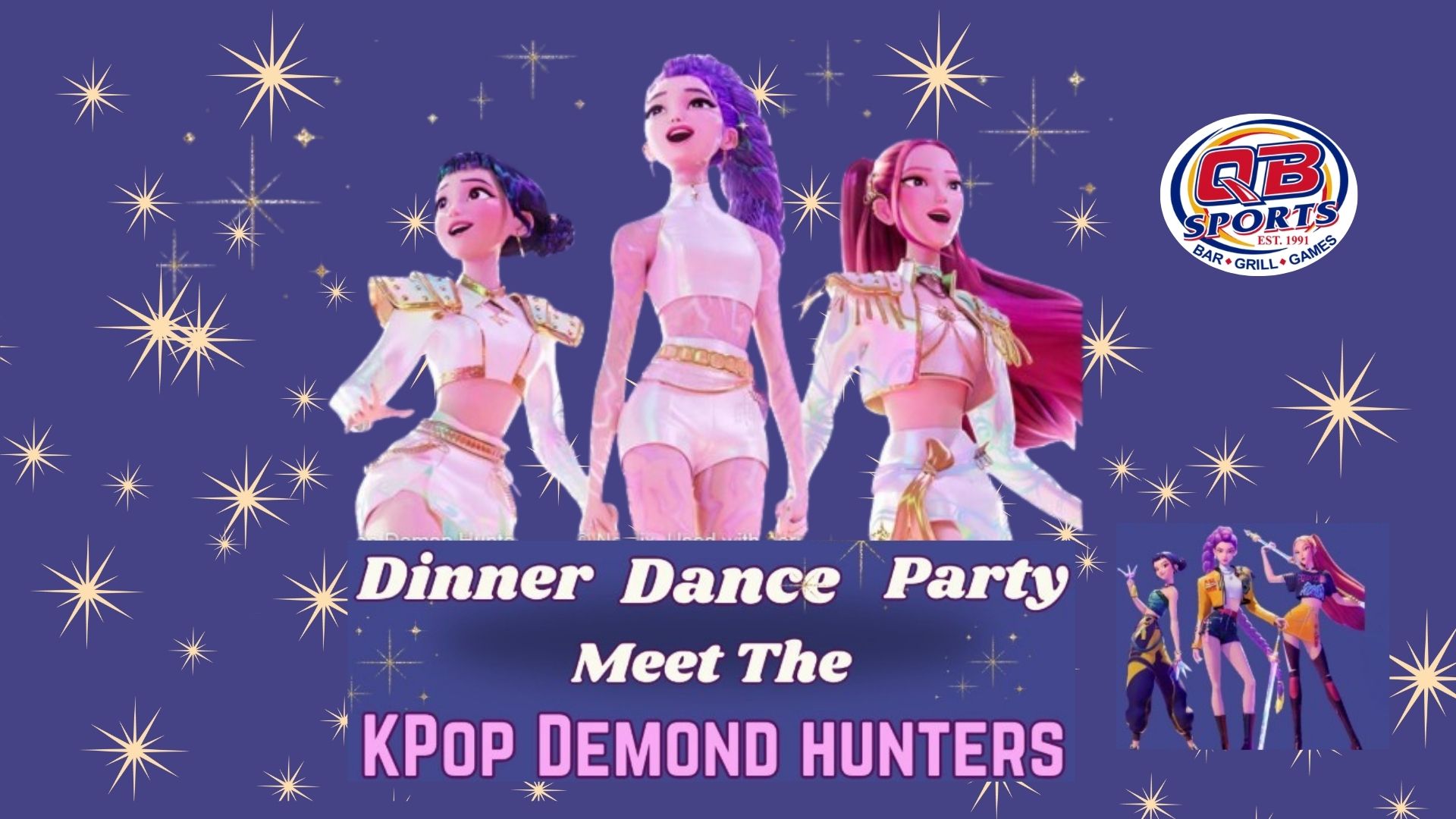 Dinner Dance Party with KPOP DEMOND HUNTERS