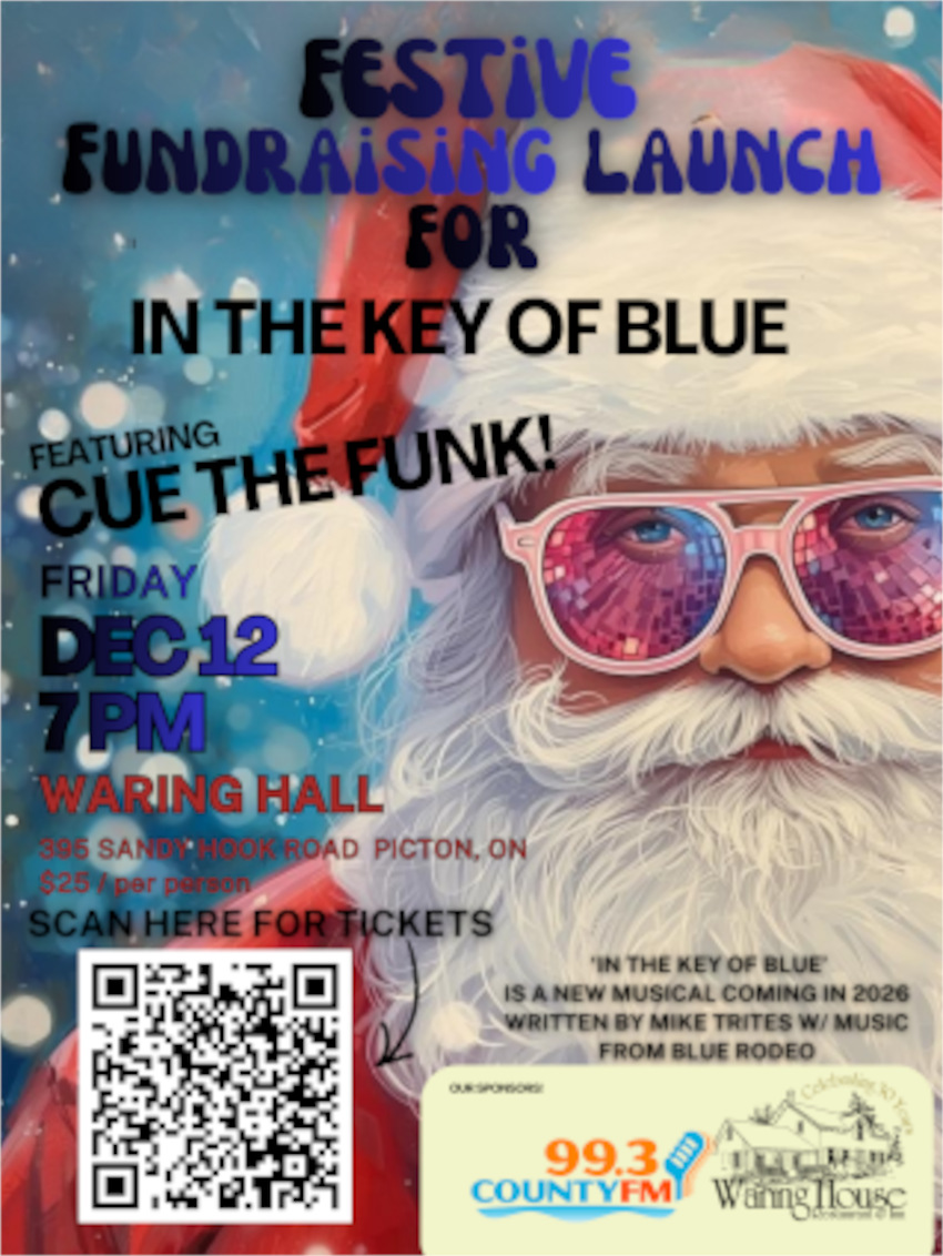 Festive Fund Raising Launch for In The Key of Blue featuring CUE THE FUNK