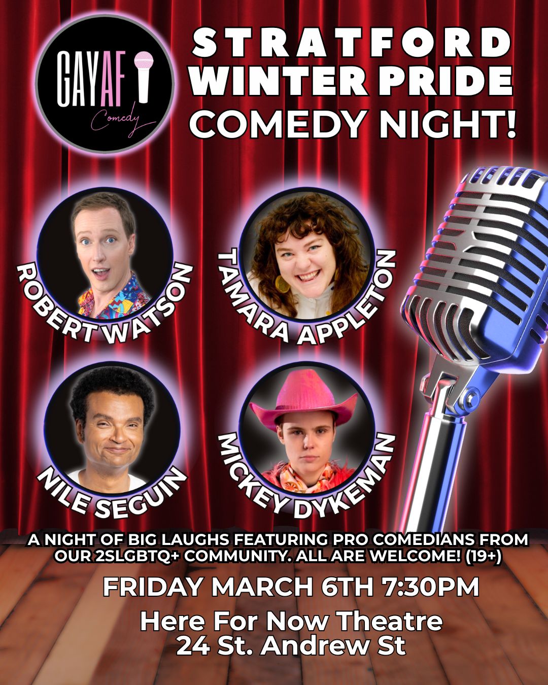 Robert Watson Presents Gay AF Comedy Night