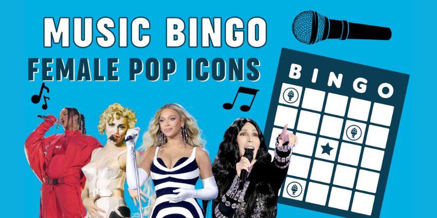 Female Pop Icons Music Bingo at Craft Putt!