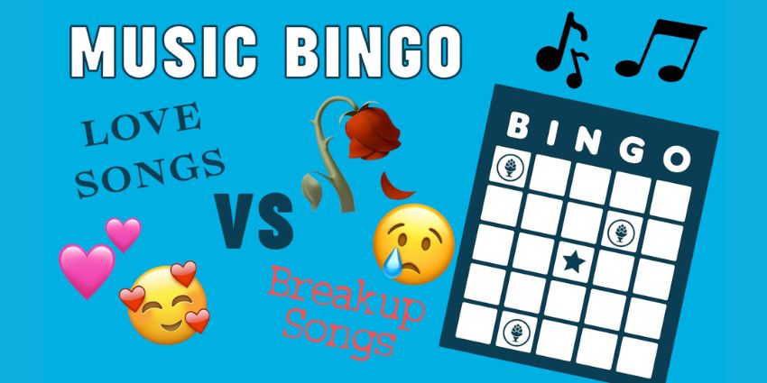Love Songs vs. Breakup Anthems Music Bingo at Craft Putt!