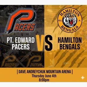Hamilton Bengals vs. Pt. Edward Pacers - Junior B 