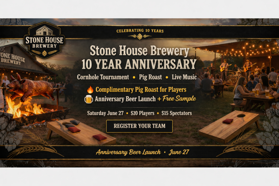 10 year anniversary cornhole tournament and pig roast- PARTICIPANT