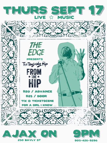 FROM THE HIP  (TRAGICALY HIP TRIBUTE)