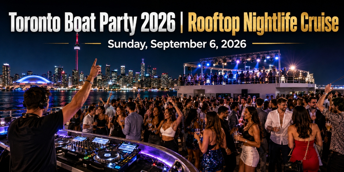 Toronto Boat Party 2026 | Rooftop Nightlife Cruise